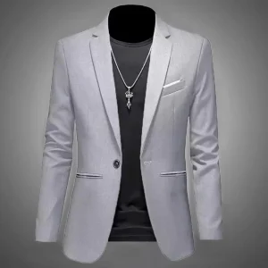 Men's Trendy Leisure Boutique Suit Jacket  Autumn Casual Business Slim