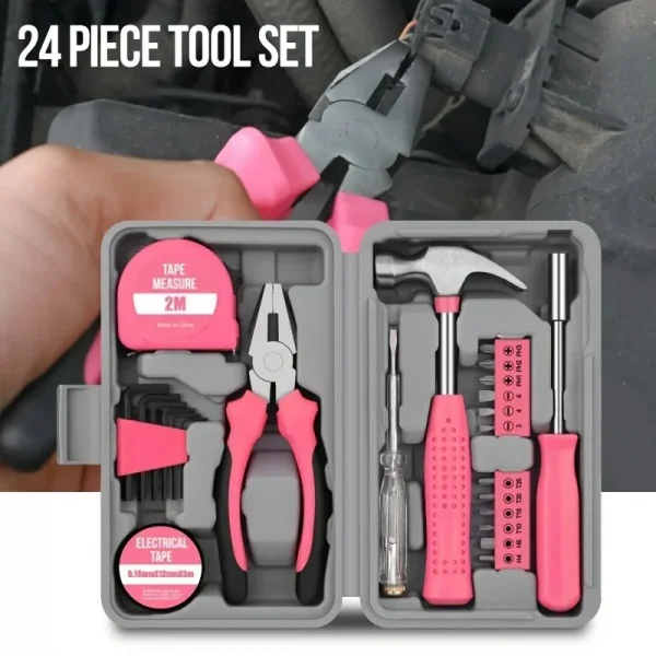 Multi-functional household toolbox, comprehensive set of hardware tools