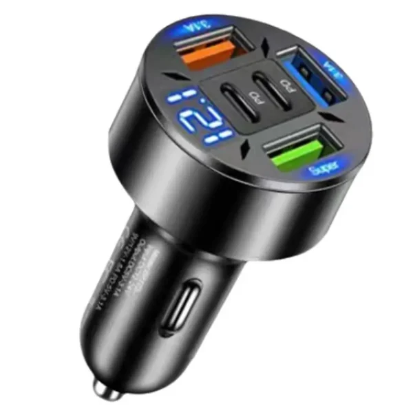 250W 5-Port Car Charger Adapter