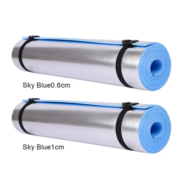6/10mm Aluminum Foil EVA Yoga Mat Non-Slip Gymnastics FitnessMoisture-Proof Mat