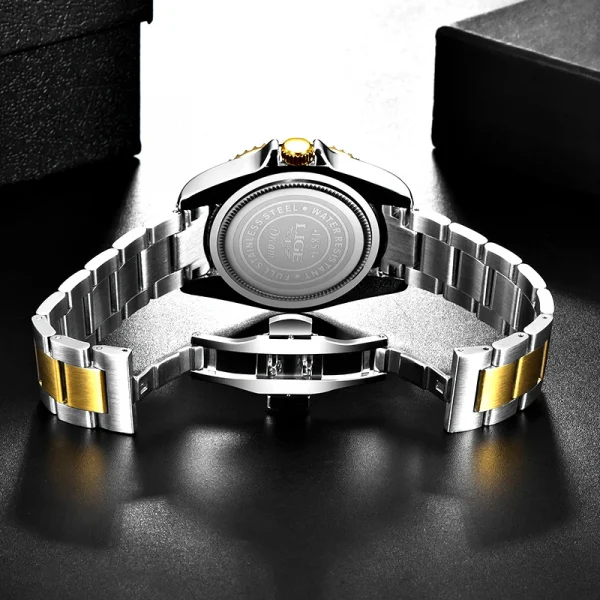 LIGE Waterproof Date Sport Quartz Wristwatch