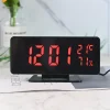 Digital LED Alarm Clock with Temperature