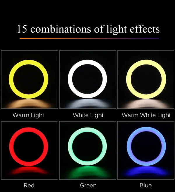 RGB Ring Light with Remote Control