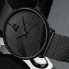 Minimalist Men Fashion Ultra-thin Quartz Wristwatch