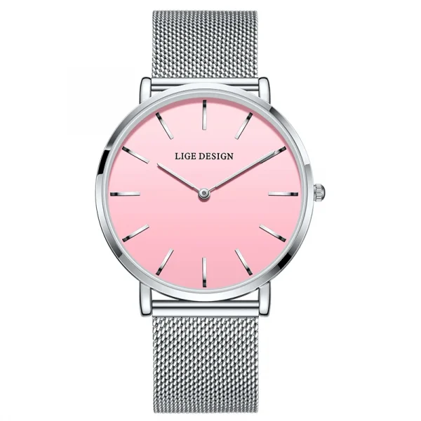 LIGE Elegant Fashion Women Quartz Watch