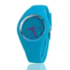 Women's Fashion Casual Sports Silicone Wristwatch