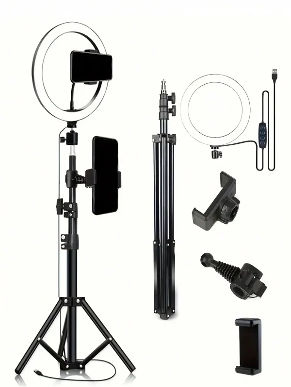 Tripod Stand with Ring Light Photography
