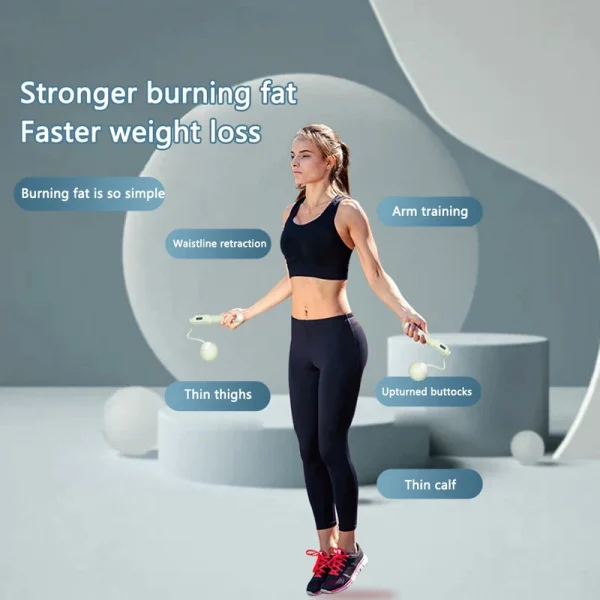 Intelligent Counting Cordless Jump Ropel Sports Fitness Adult