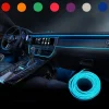 Car Interior Atmosphere Lighting LED Strip DIY Flexible With USB Auto