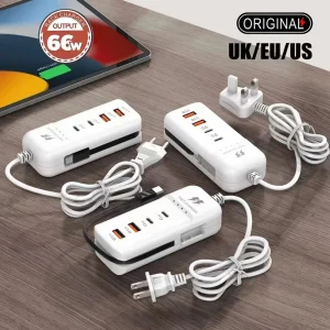 Multiport USB Hub Wall Charger with PD Type C