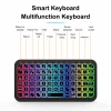 Bluetooth 5.2 Keyboard RGB Backlit Keyboard Ultra-thin Wireless Keyboard Mute Keyboard Mini Keyboard For Windows Android IOS