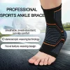 LOOGDEEL 1PCS Elastic Knitted Sports Ankle Support Brace Fitness Cycling