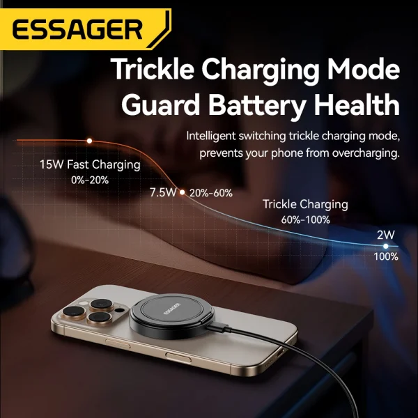 Magnetic Wireless Charger With Holder