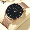 LIGE Elegant Fashion Women Quartz Watch