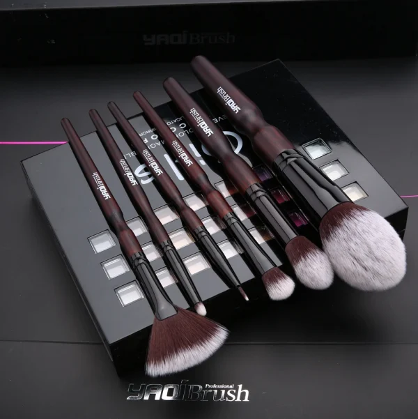YAQI Nylon Hair Makeup Brush Set for Eyes