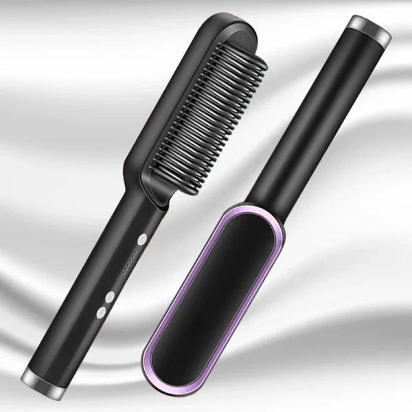 Fast Heating Hair Dryer and Straightener Comb