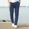 Men's Cotton Linen Pants Male Autumn  S-3XL