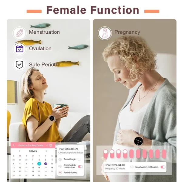 Smart Watch Women Fitness Tracker