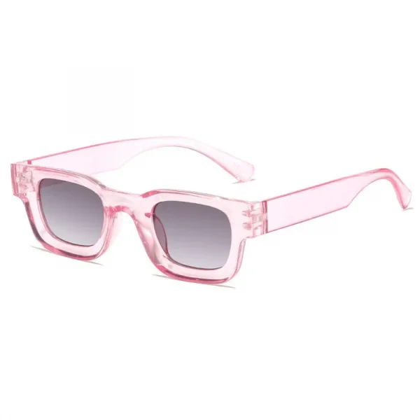 Small Rectangle Thick Frame Sunglasses