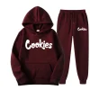 Men and Women of The Same Fashion Trend Hoodie Casual Two-piece