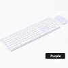 Bluetooth 5.0 & 2.4G Wireless Keyboard and Mouse Combo Multimedia Keyboard Mouse Set for iPad Macbook Android Laptop PC TV