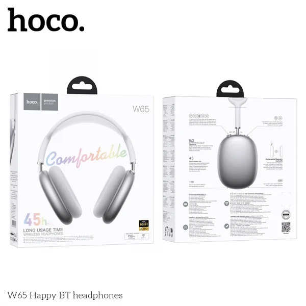 HOCO W65 Bluetooth 5.4 Over-Ear Headphones