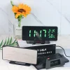 Digital LED Alarm Clock with Temperature