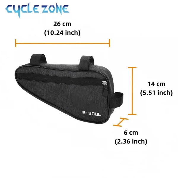 Bicycle Triangle Bag Bike Front Tube Frame Saddle Storage Bags MTB Cycling Pouch Durable Bike Versatile Bag Bicycle Accessories