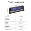 Atomic Clock with Indoor Outdoor Temperature, Digital Alarm Clock with Large Display, Self Setting Clock for Vehicle KXRE