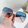 Oversized Rectangle Square Sunglasses