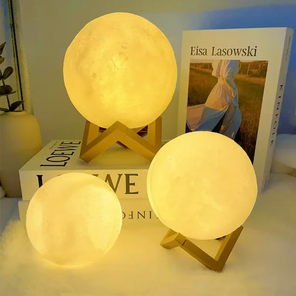LED Moon Night Light for Bedroom Decoration