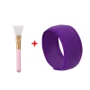 Adjustable Makeup Headband and Mask Brush Set