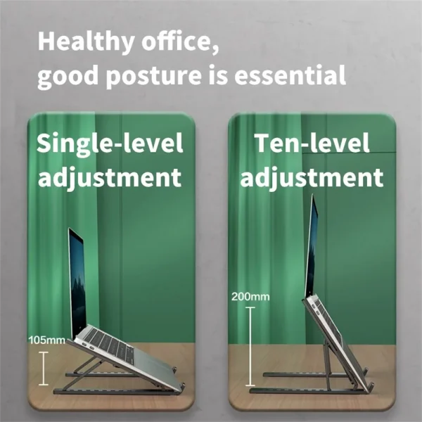 Portable Foldable Laptop Stand Adjustable Laptop Bracket Notebook Bracket Support Base ABS Holder For Macbook Air Pro Accessorie