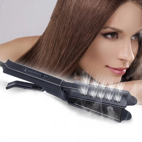 Ceramic Ionic Hair Straightener with Widen Panel