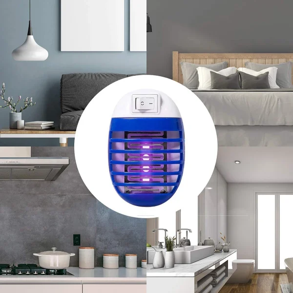 Plug in Bug Zapper Indoor Flying Insect Trap,Electronic Mosquito