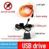 5m Car Interior Atmosphere Lighting LED Strip 5V DIY Flexible