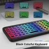 Bluetooth 5.2 Keyboard RGB Backlit Keyboard Ultra-thin Wireless Keyboard Mute Keyboard Mini Keyboard For Windows Android IOS
