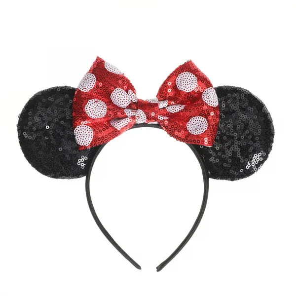 Cartoon Mouse Ears Sequin Headband