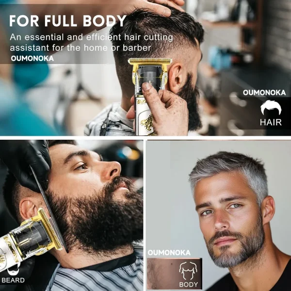 Electric Shaver and Beard Trimmer for Men