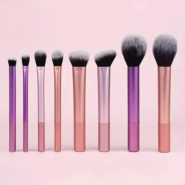 8pcs Synthetic Makeup Brush Kit