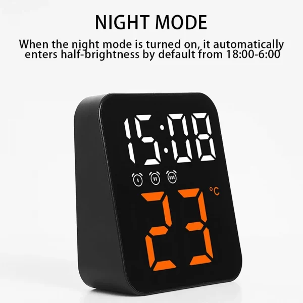 Smart Digital Alarm Clock with Voice Control