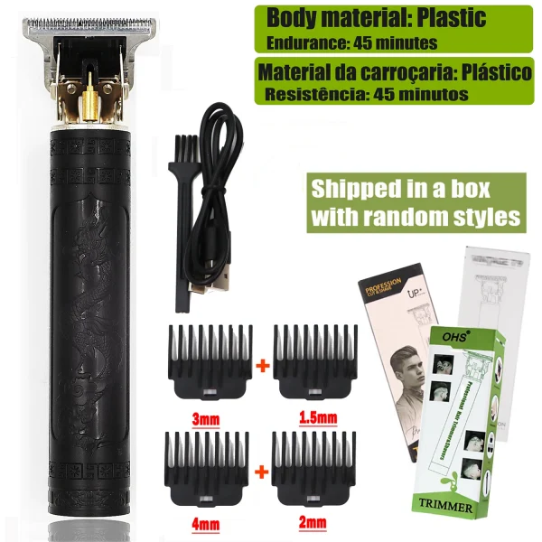 T9 Cordless Electric Hair Shaver and Trimmer for Men