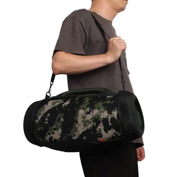 Travel Carrying Strap Protective Portable Speaker Strap Holder Carrier Shoulder Strap with Two Side Covers for JBL Boombox 4