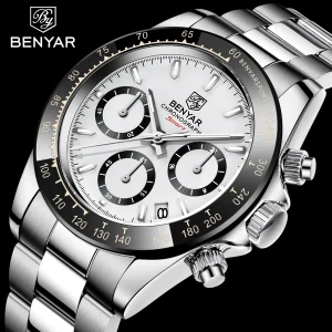 BENYAR Chronograph Male Sport Waterproof Quartz Watch
