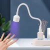 LULAA  Mini Nail Dryer Uv Led Nail Lamp Foldable Curing Lights Desk