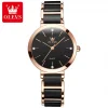 OLEVS Women Quartz Watch Ceramic Strap