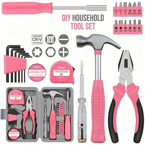 Multi-functional household toolbox, comprehensive set of hardware tools