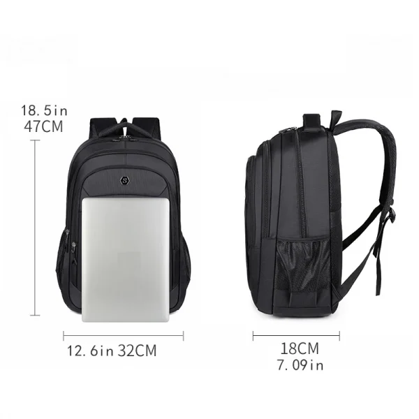 Travel backpack with large capacity and durability