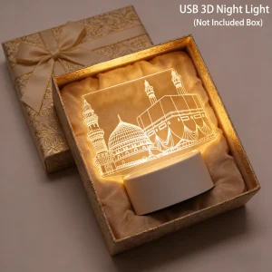 Eid Mubarak 3D LED Night Light Table Ornament