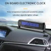 Atomic Clock with Indoor Outdoor Temperature, Digital Alarm Clock with Large Display, Self Setting Clock for Vehicle KXRE
